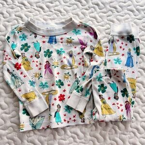 Hanna Andersson x Disney Princess Organic Cotton Pajama Set 90cm/ 3T